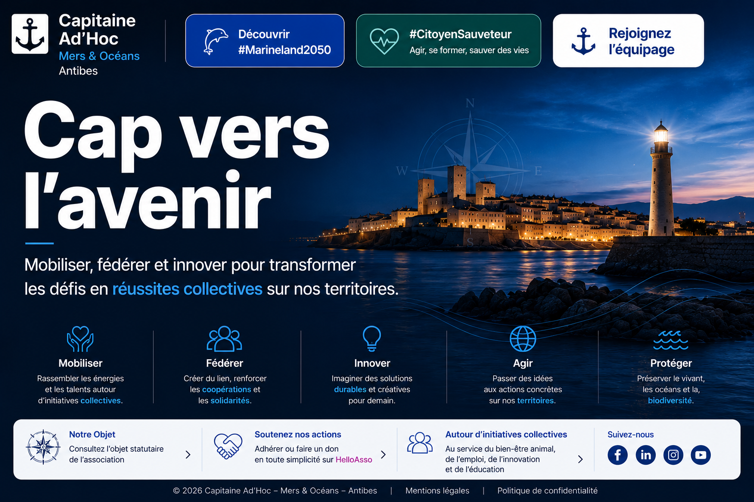 Capitaine Ad’Hoc — Cap vers l’avenir
